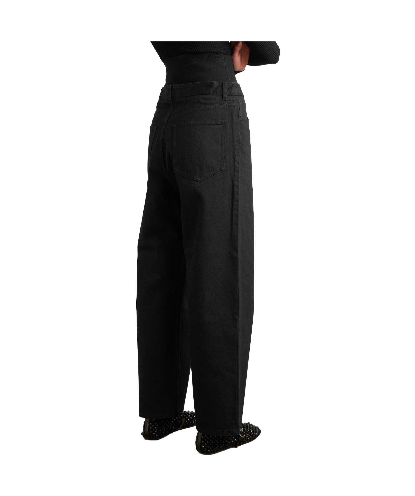 Alaïa Knitted Jeans In Black