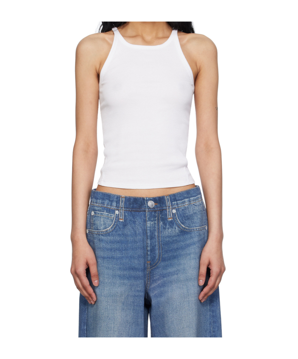 Rag & Bone Round-neck Vest In White