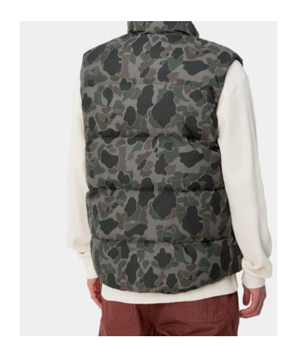 Shop Carhartt Camouflage Pattern Vest In Black