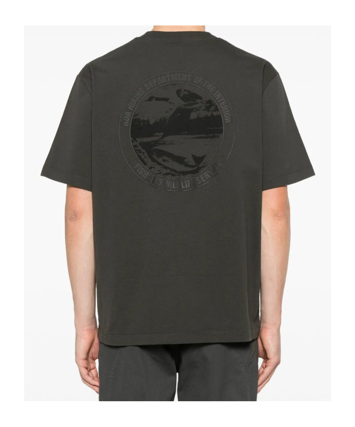 Roa Short-sleeved T-shirt In Black Olive