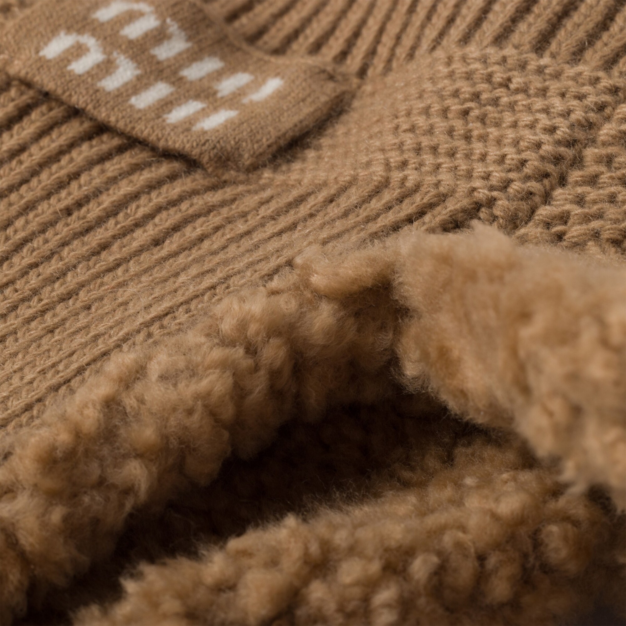 Miu Miu Wool And Cashmere Beanie In Brown