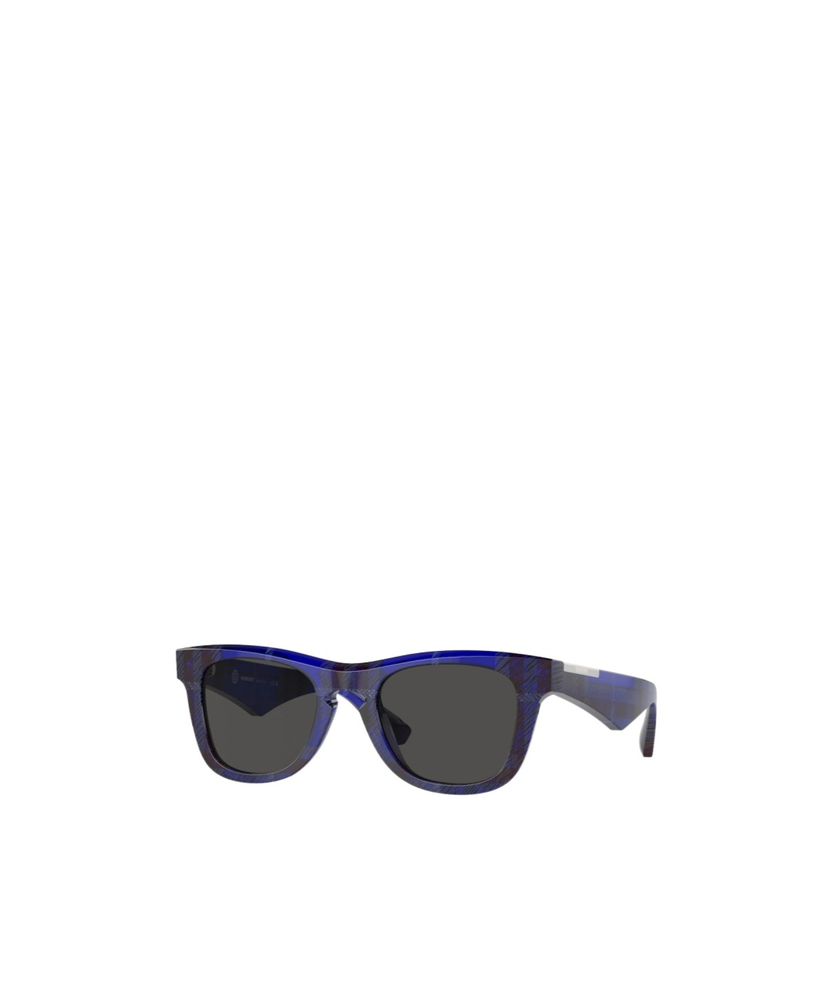 Burberry Contrast-color Thick Frame Sunglasses In Black