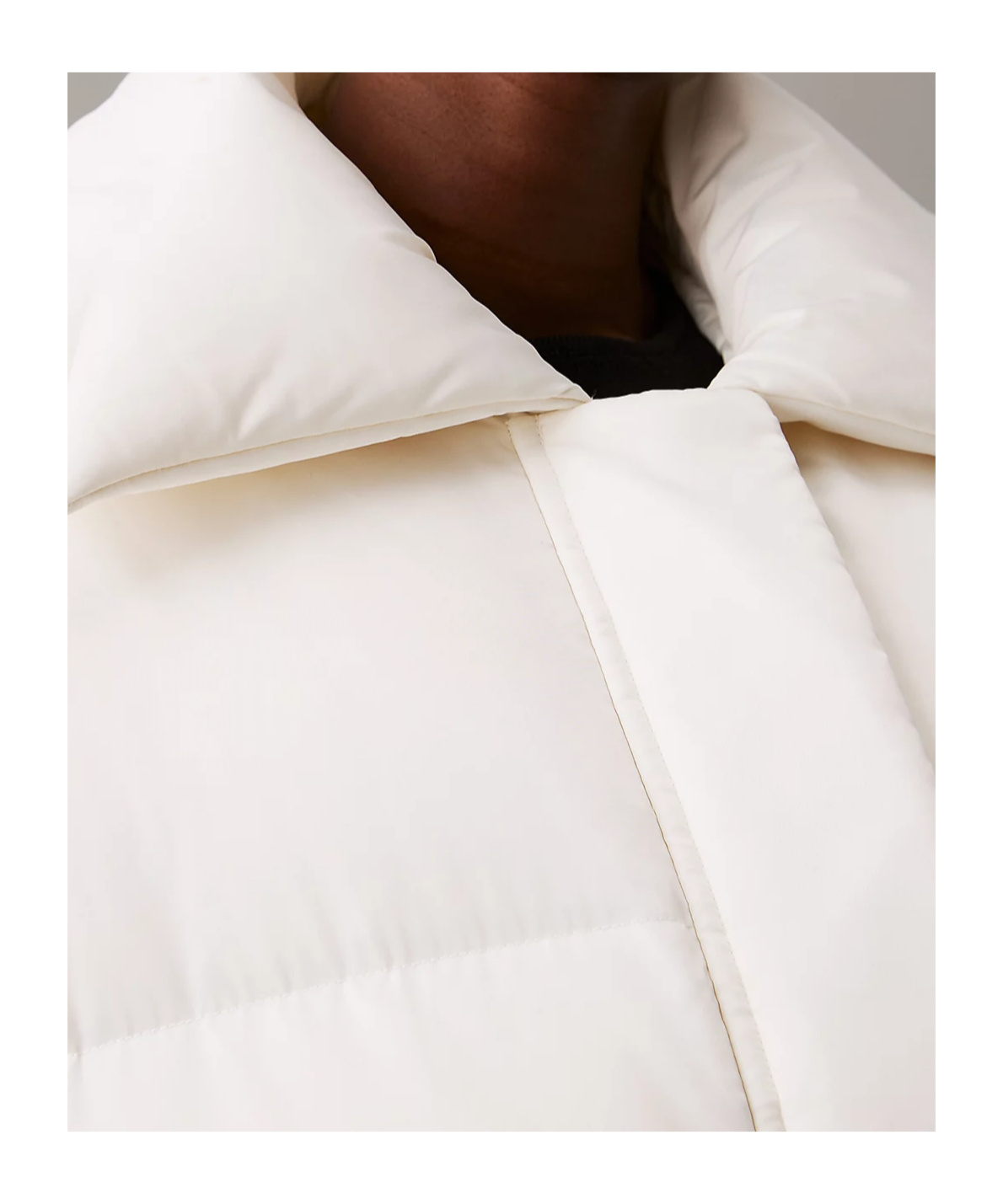 Shop Calvin Klein Quilted Down Jacket In White