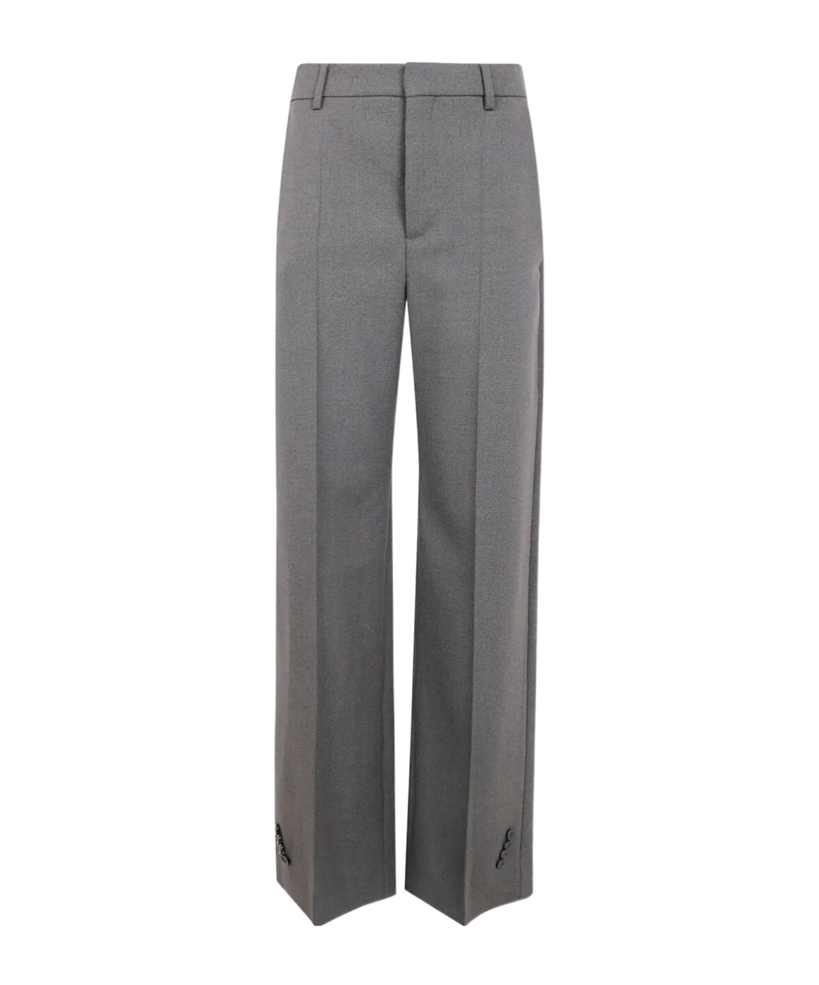 Jean Paul Gaultier Tailoring Trouser With Hem Buttoning Detail Clothing In Gray