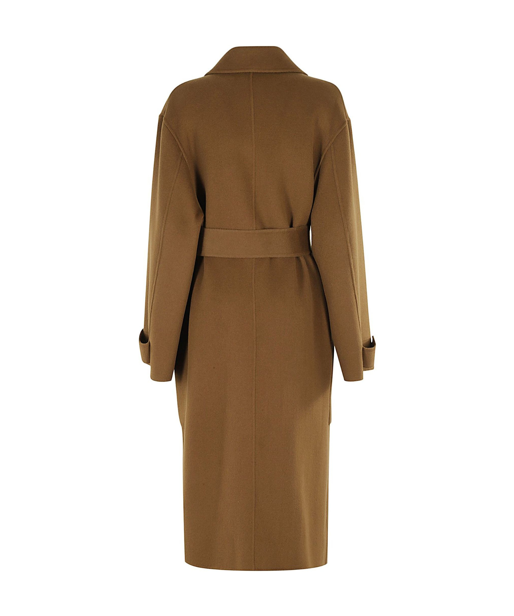 Philosophy Di Lorenzo Serafini Wool Double-breasted Coat In Brown