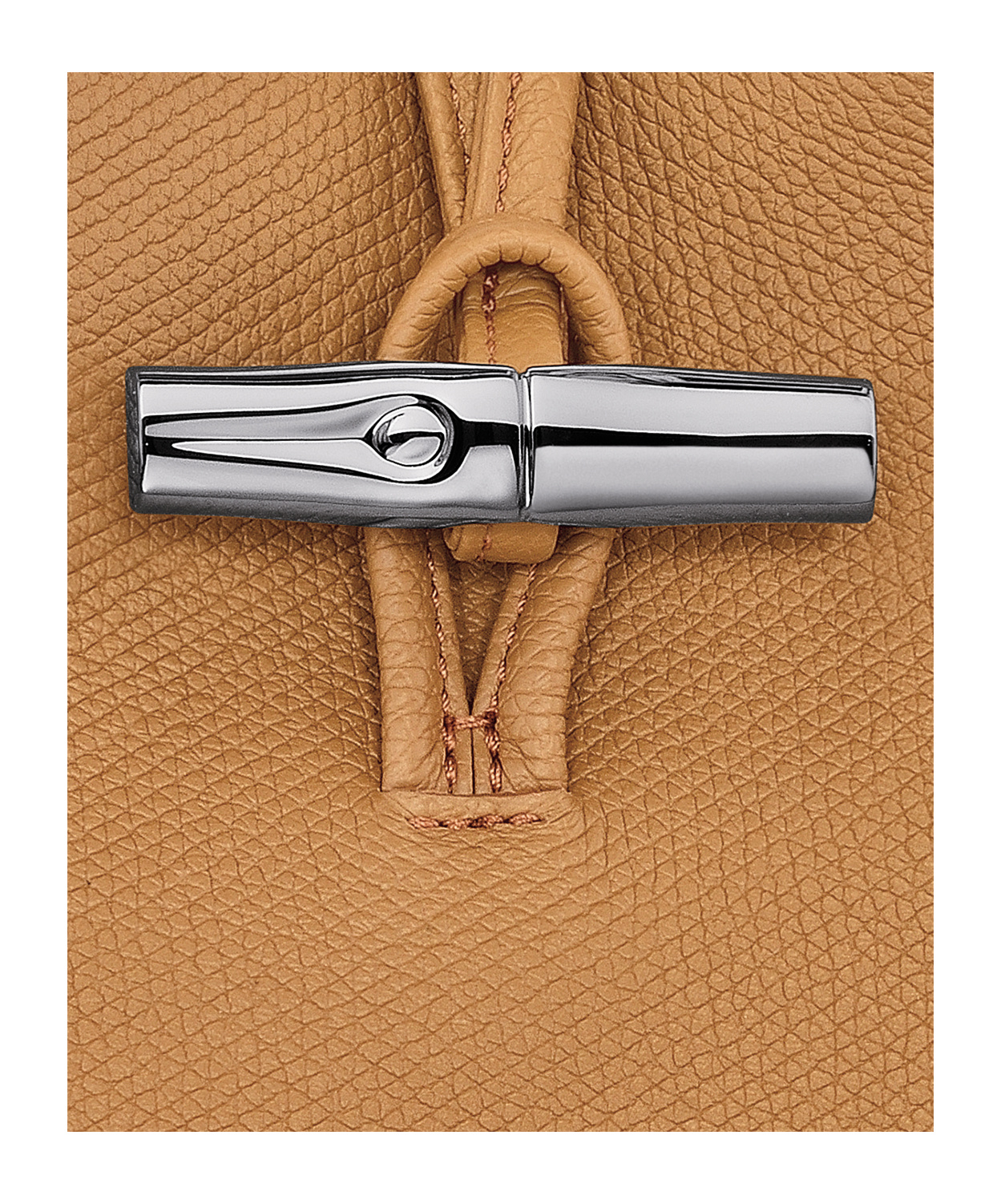 Longchamp Walnut Coloured Shoulder Bag With Detachable Strap In Brown