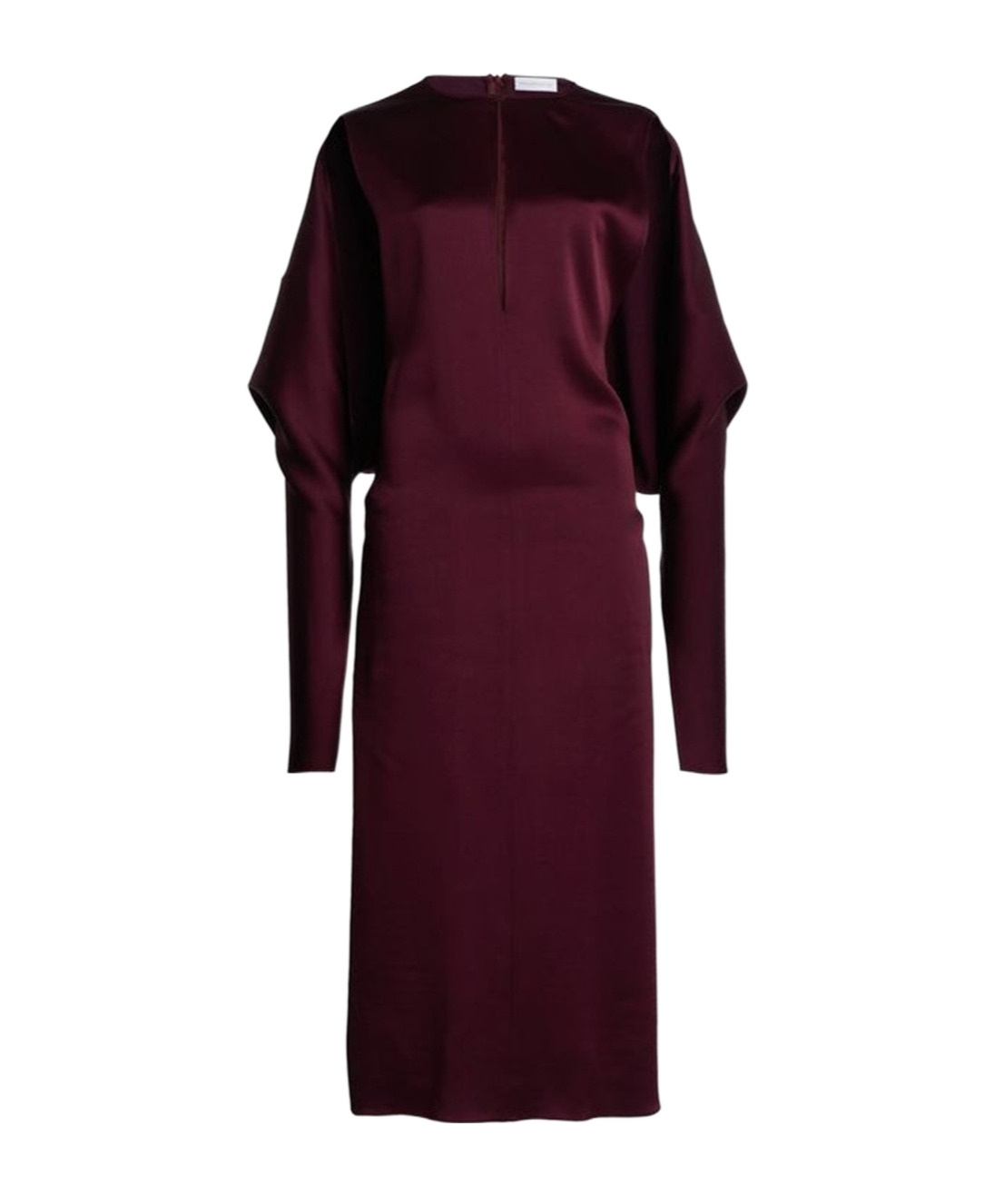 Stella Mccartney Evening Dress With Cut-out Details In Satin In Burgundy