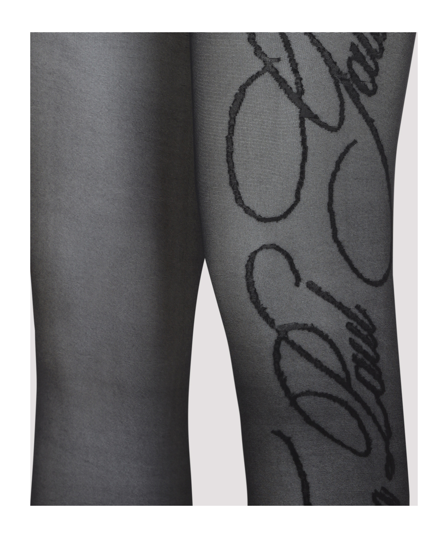 Jean Paul Gaultier Tights With Signature