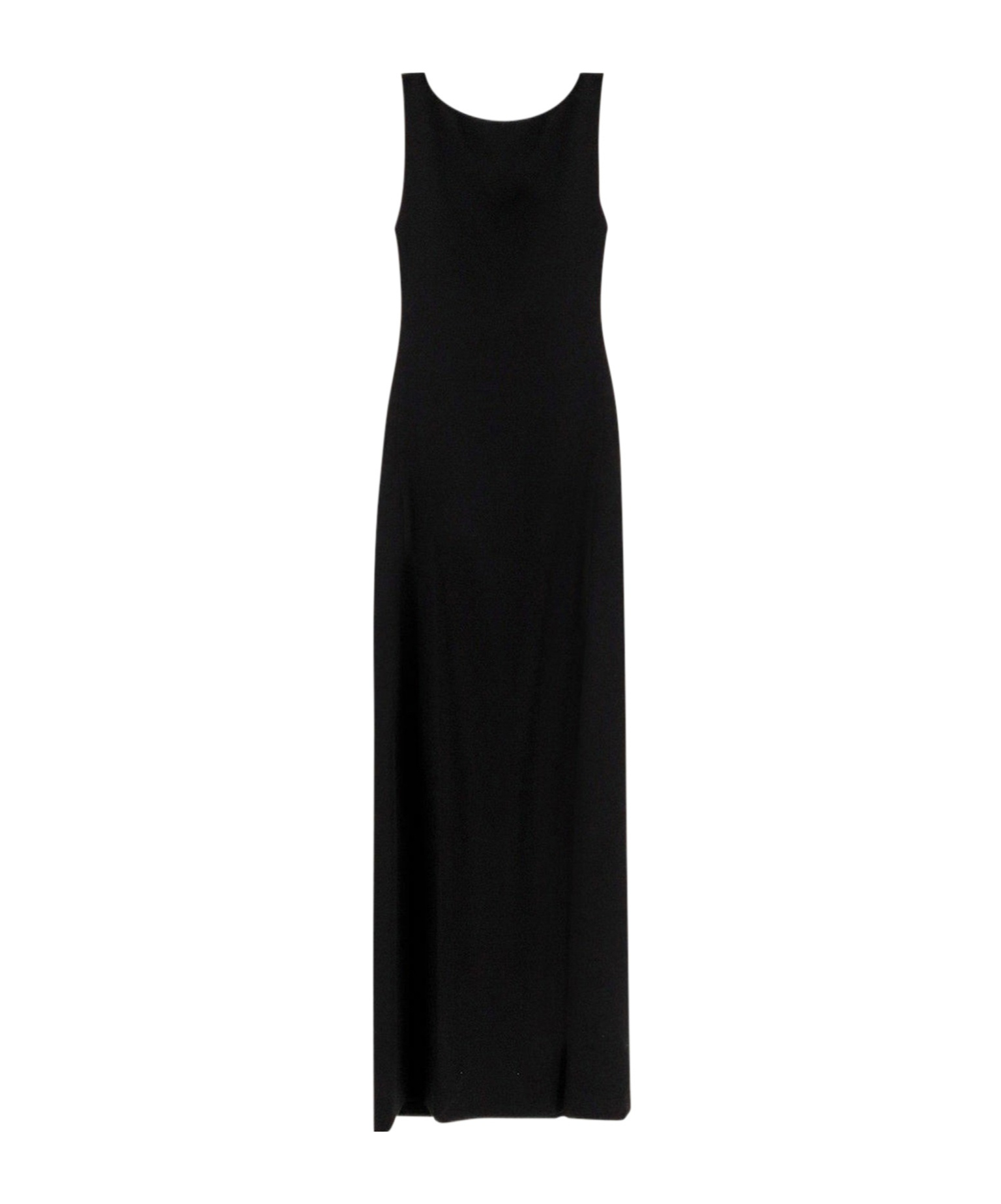 Max Mara Pianoforte Open Back Sleeveless Dress In Black