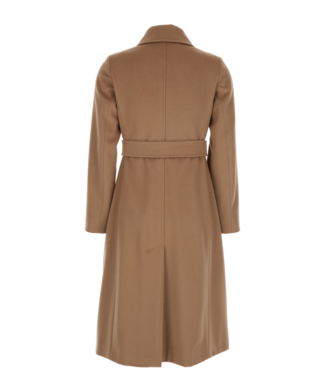 Max Mara Studio Bcollag Belted Coat In Sand
