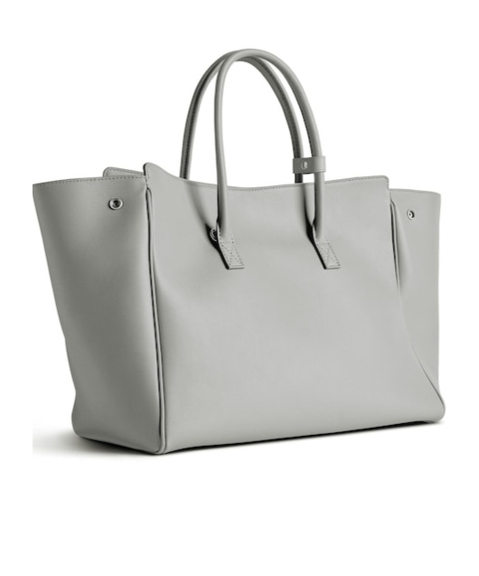 Balenciaga Hampton Small Tote Bag In Gray
