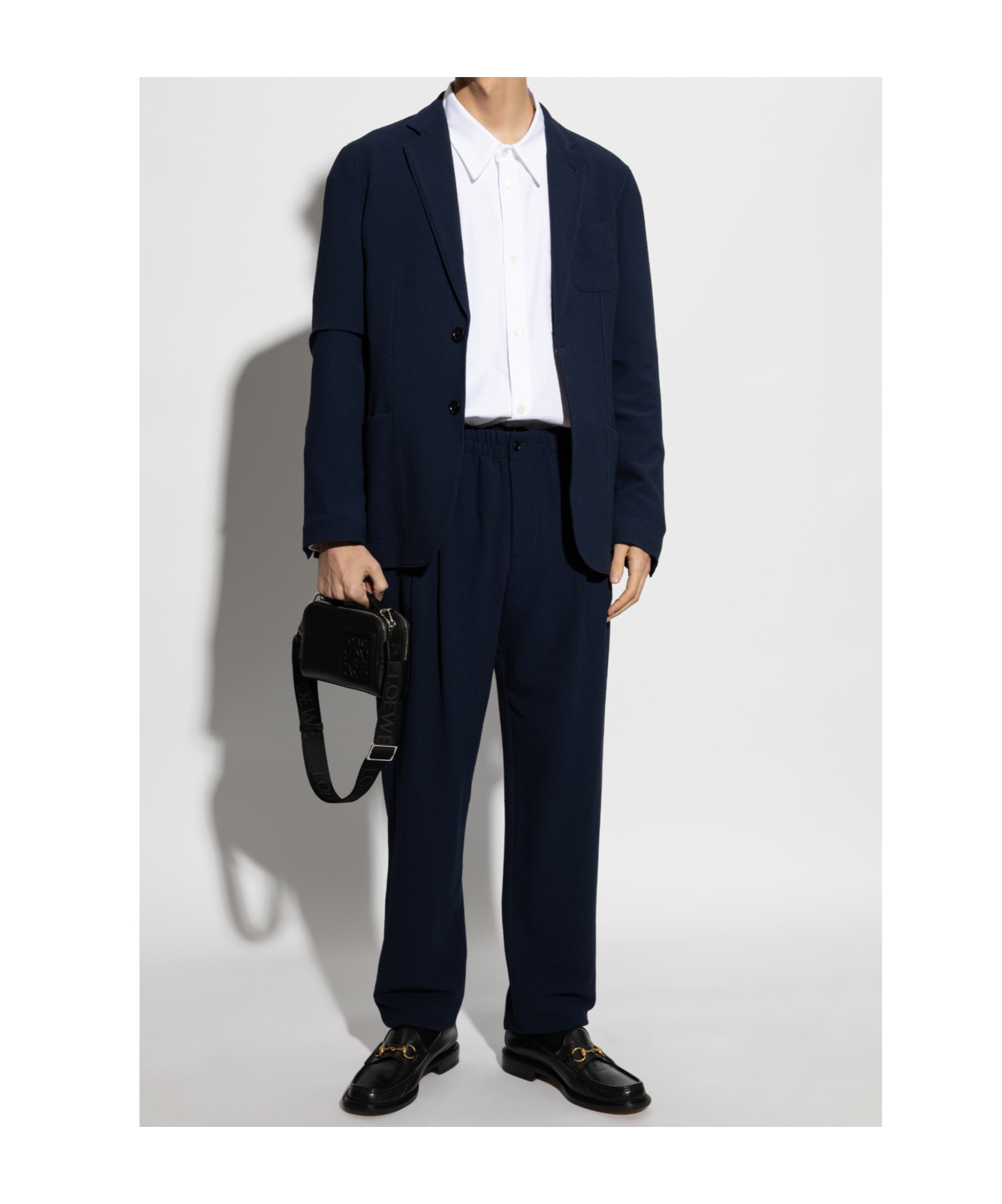 GIORGIO ARMANI GIORGIO ARMANI SINGLE-BREASTED KNITTED JACKET