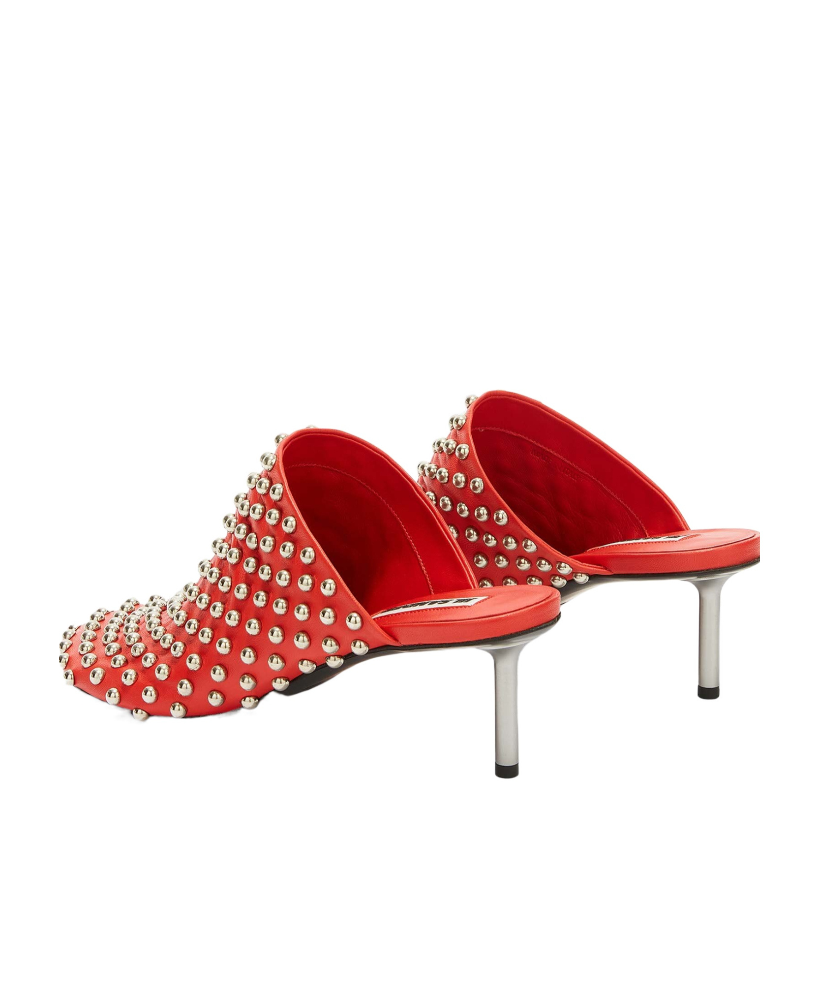 JIL SANDER STUDDED MULES 