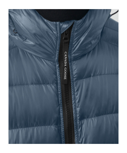 Shop Canada Goose Logo-patch Padded Down Jacket In Blue