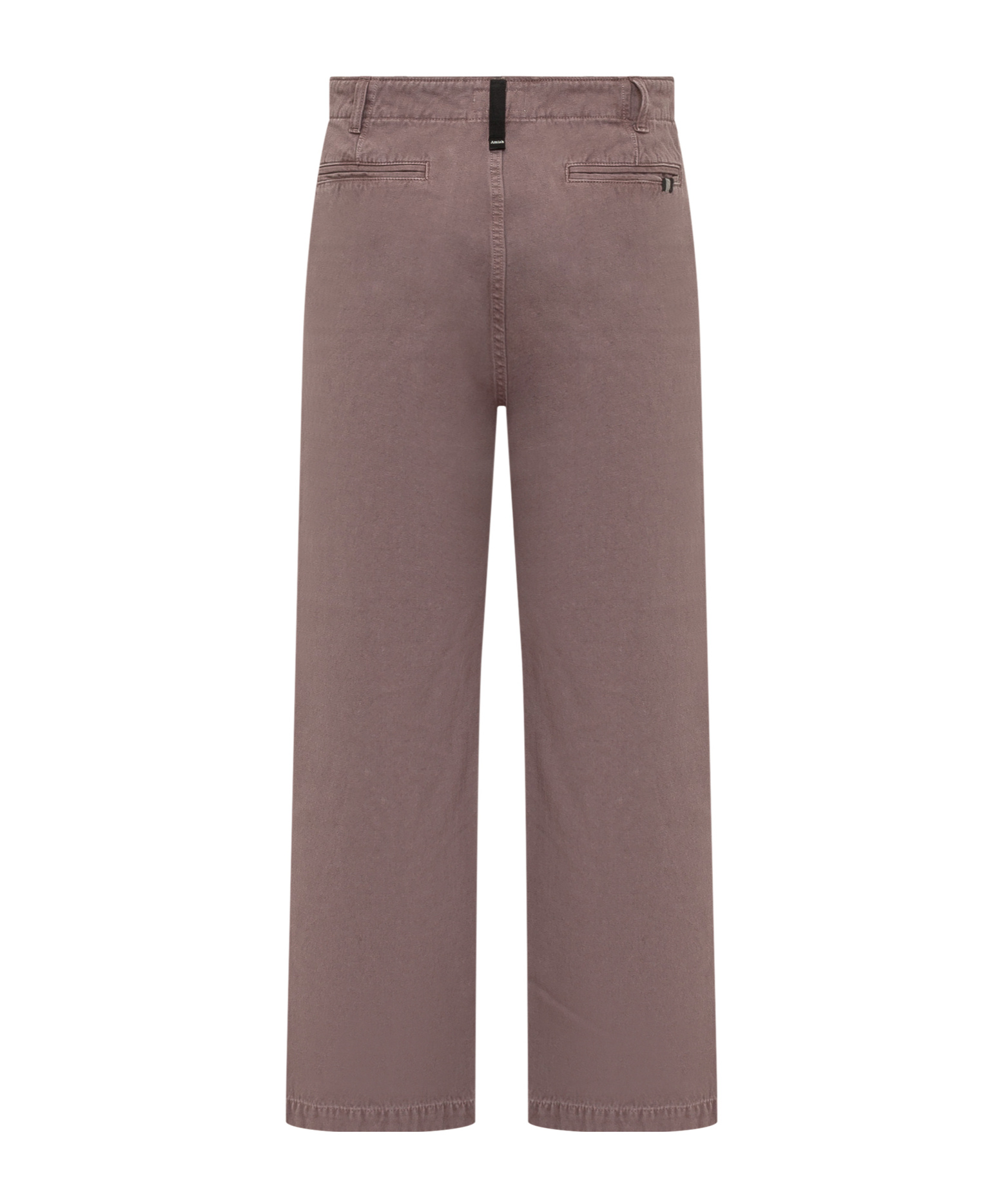 Amish Belt-loop Casual Pants In Gray