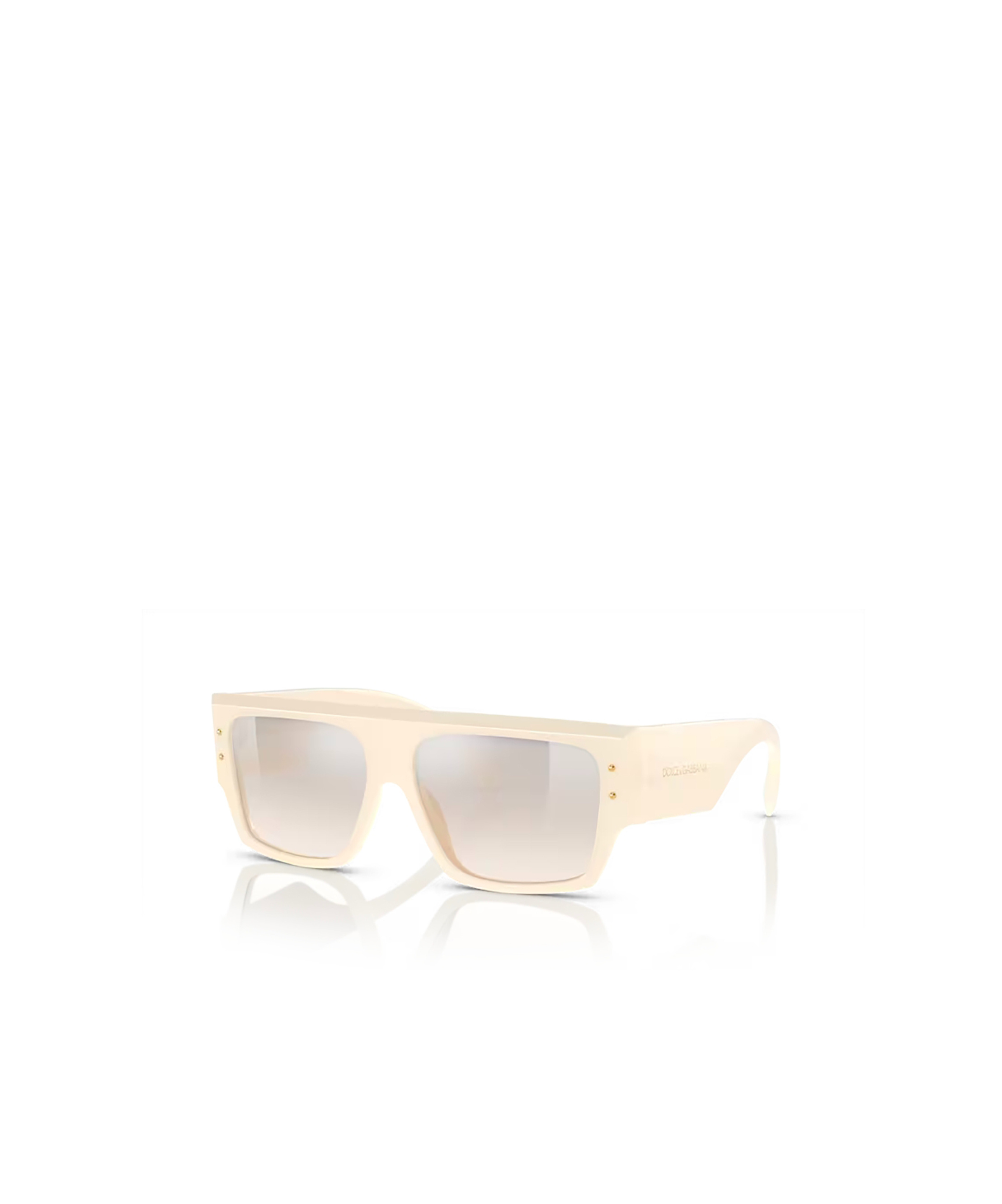 Dolce & Gabbana Square Frame Sunglasses In Ivory