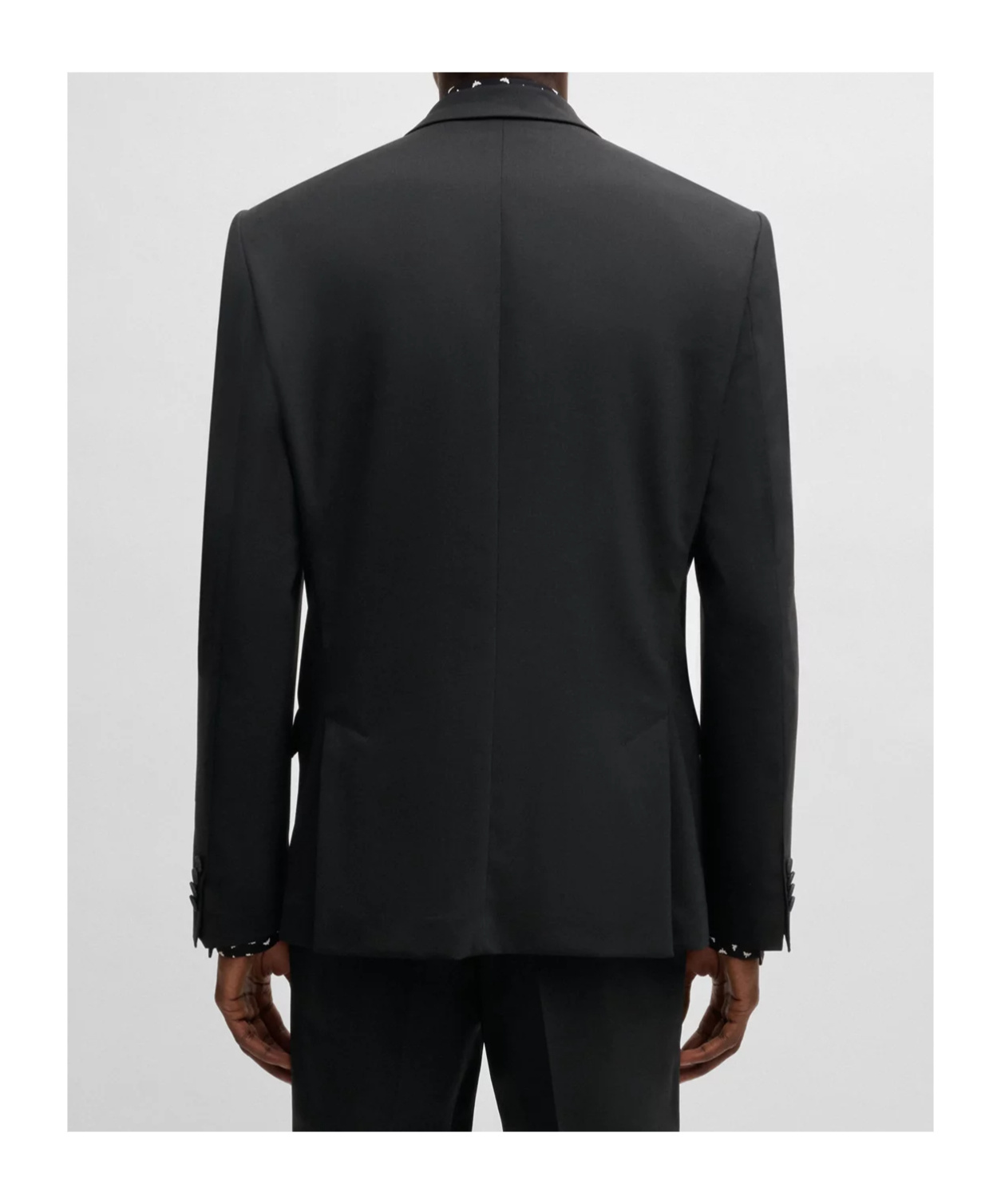 Hugo Boss Long-sleeved Suit In Black