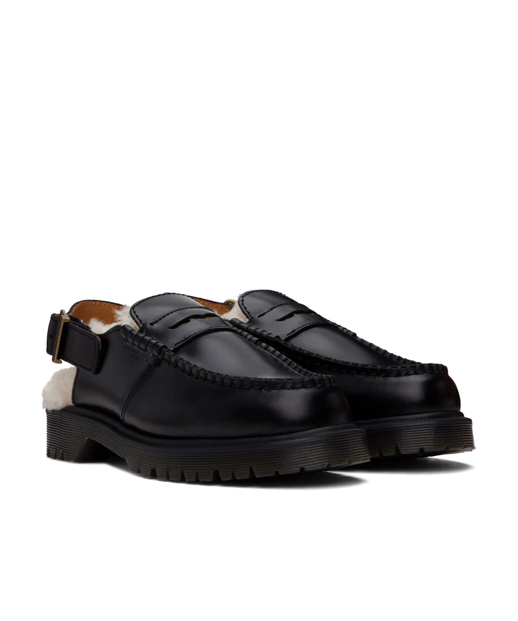 Dr. Martens' Open-heeled Sandals In Black