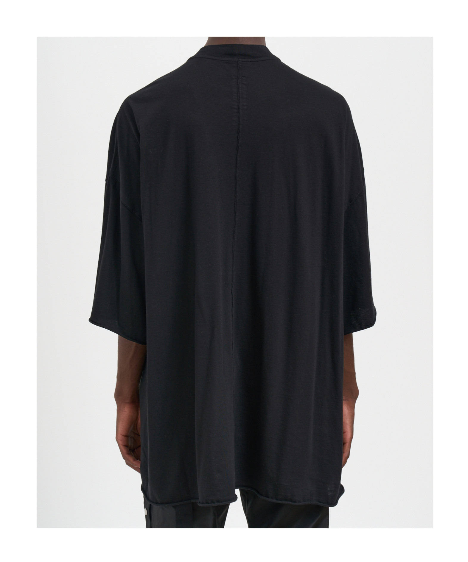 Rick Owens Drkshdw Short Sleeve Crewneck T-shirt In Black