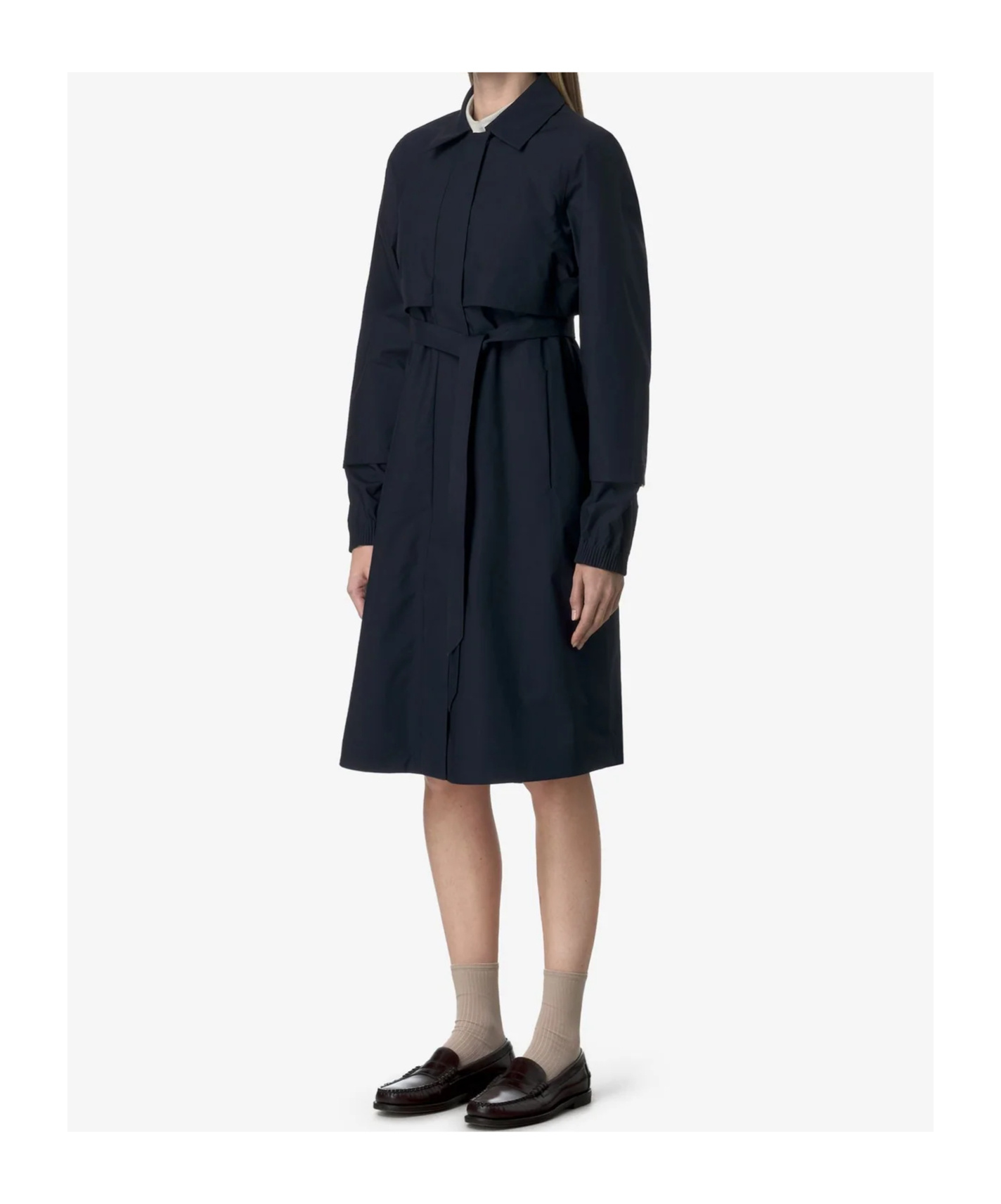 K-way Jesel Tech Wool Blend In Blue