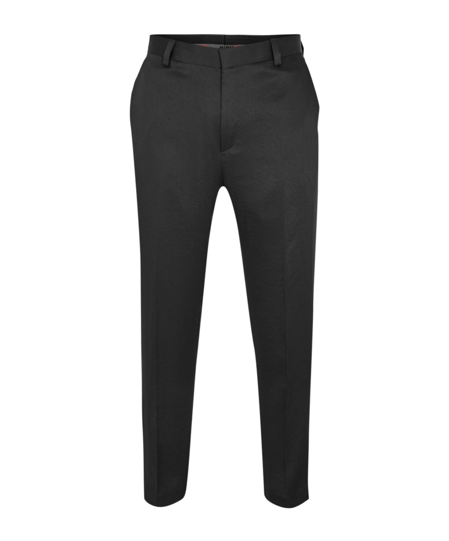 Hugo Boss Slim Cropped Suit Trousers In Black