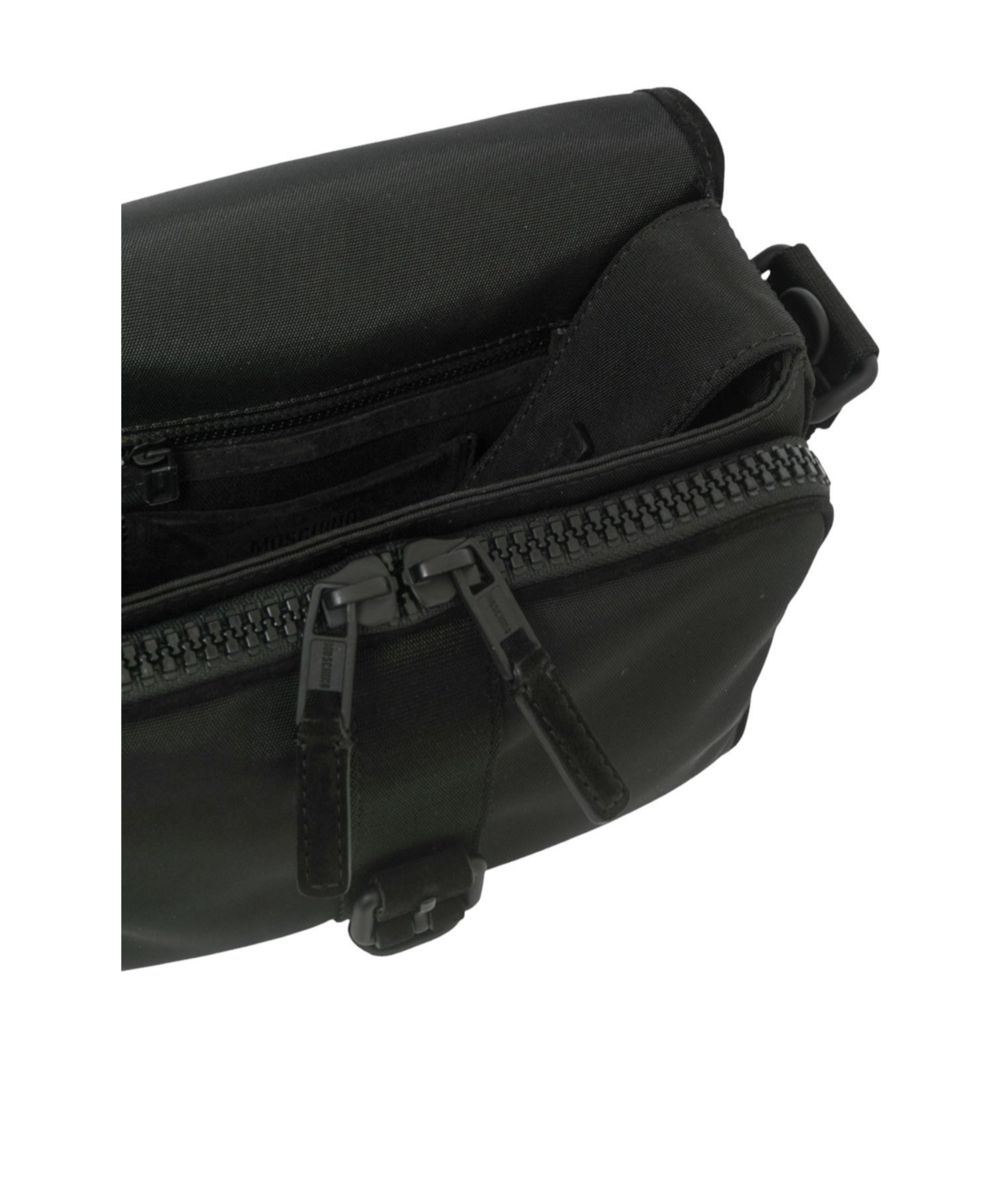 Moschino Cordura Crossbody Bag In Black