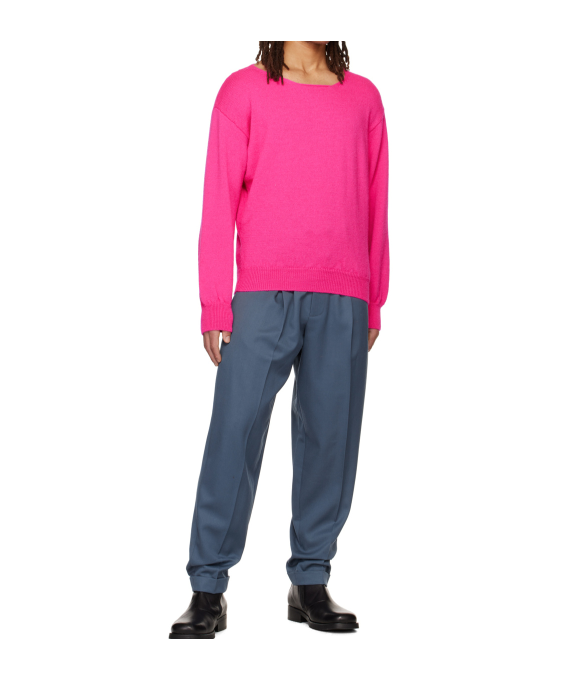 Magliano Pink Twisted Marella Sweater In Pink