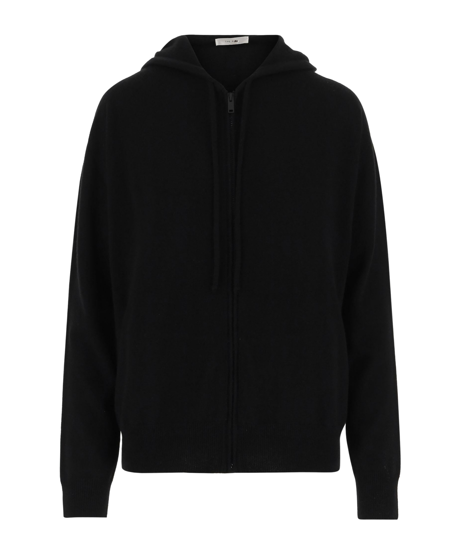 The Row Long-sleeved Hooded Sweatshirt In Black