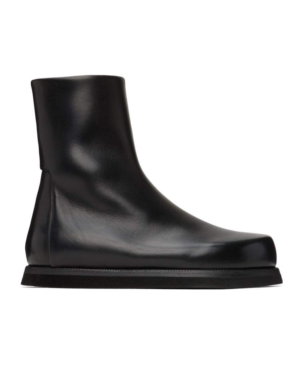 Marsèll Black Zip-up Boots In Black