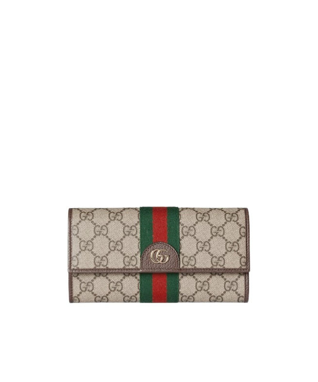Gucci Ophidia Continental Wallet In Multi
