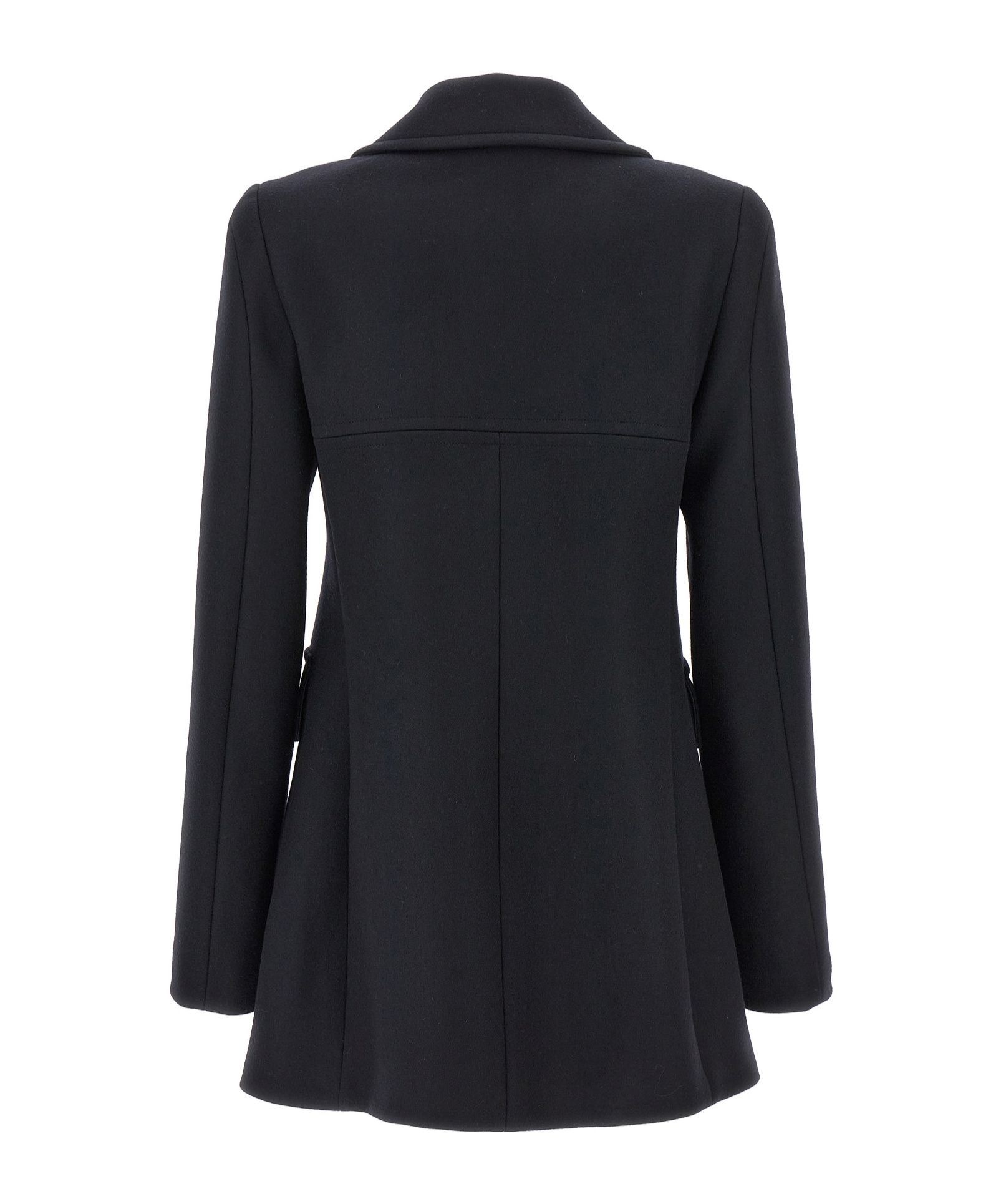 Stella Mccartney Double-breasted Coat In Black