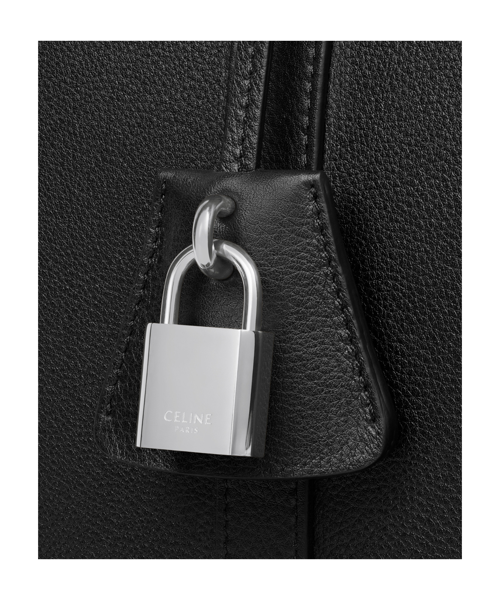 Celine Medium Cabas Shoulder Bag In Black
