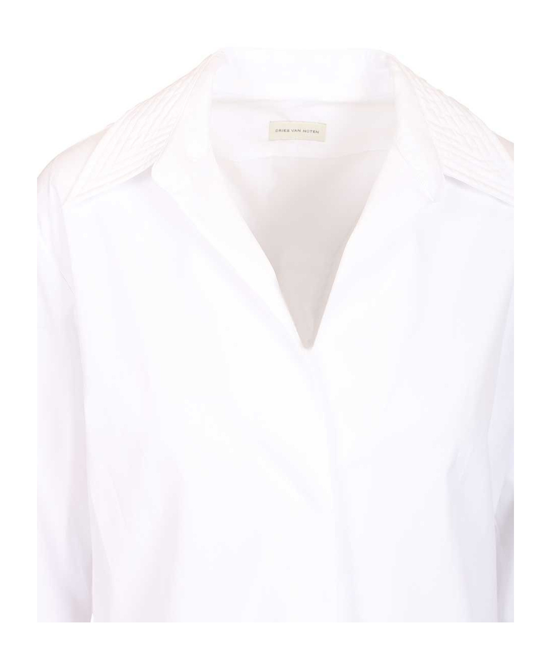 Dries Van Noten Cotton-poplin Shirt In White