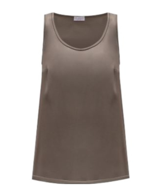 Brunello Cucinelli Sleeveless Vest In Brown