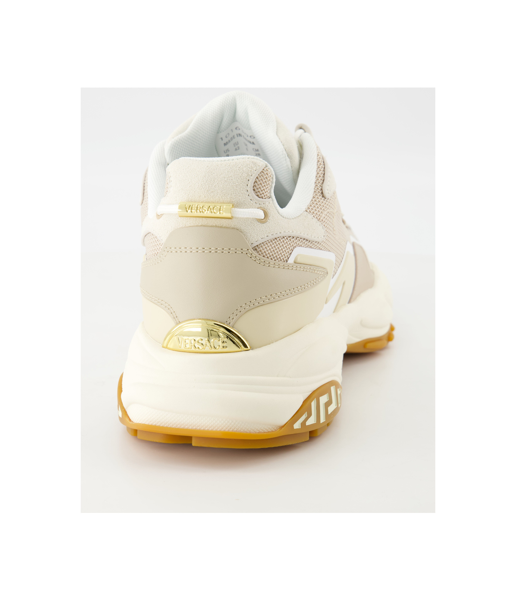 Versace Low Top Sneaker In White