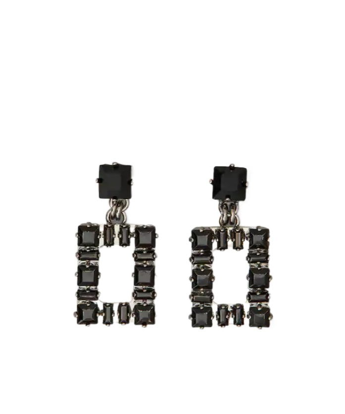 Roger Vivier Très Vivier Earrings In Black