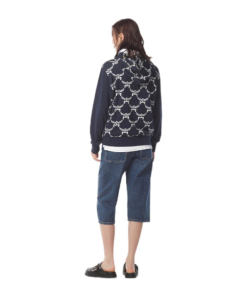 Mcm Cotton Sweatshirt Hood Graphic Print In Black