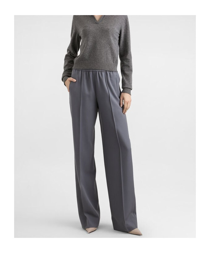 Dolce & Gabbana Dolce Gabbana Pressed Crease Trousers In Gray