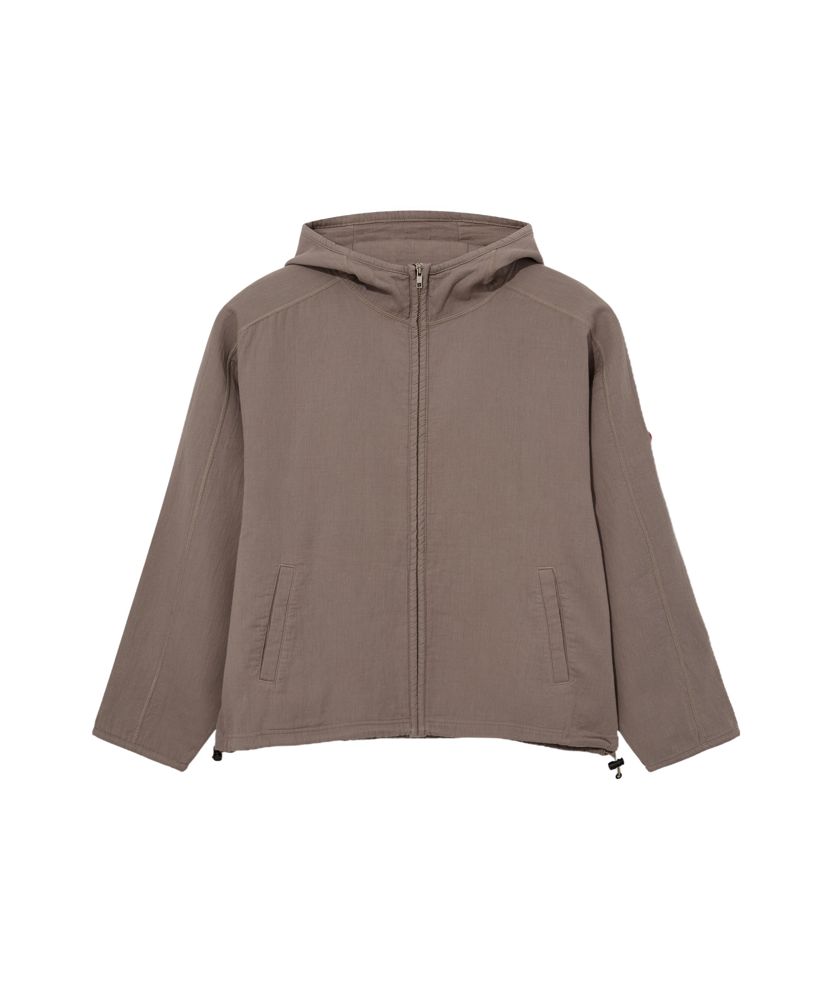 Cav Empt Zip-up Hoodie In Brown