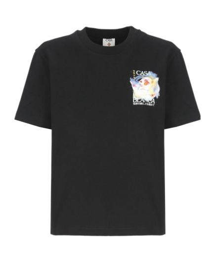 Casablanca Galactic Connection T-shirt In Black
