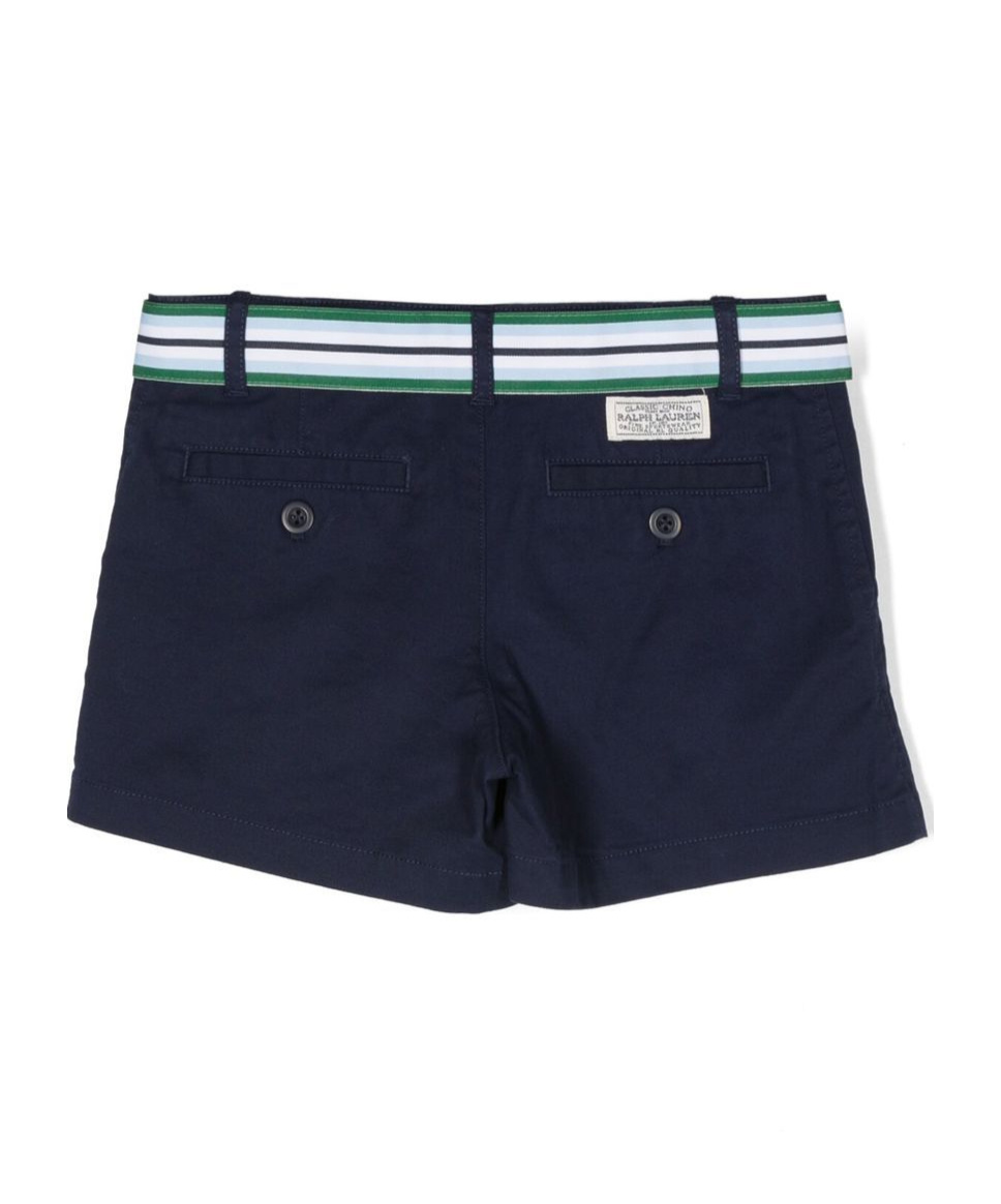 Polo Ralph Lauren Belt Ring Shorts In Black