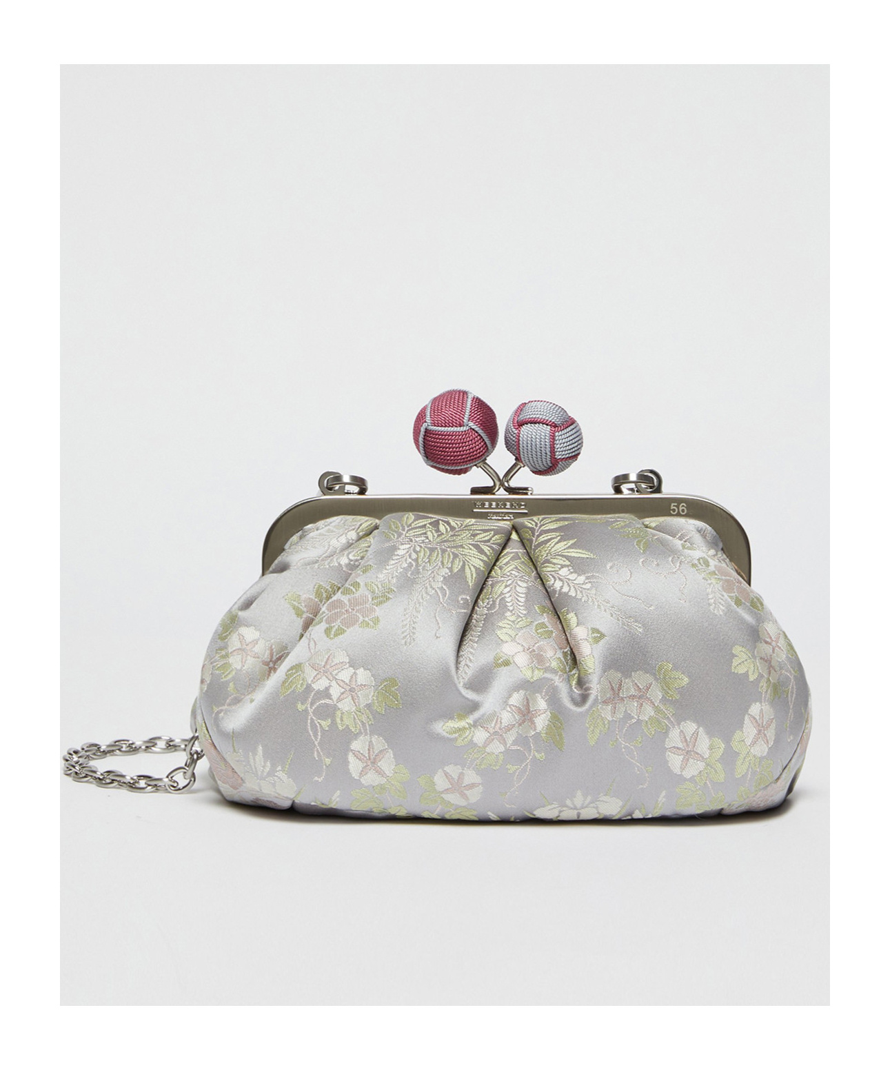Weekend Max Mara Small Logo Pasticcino Bag In Gray