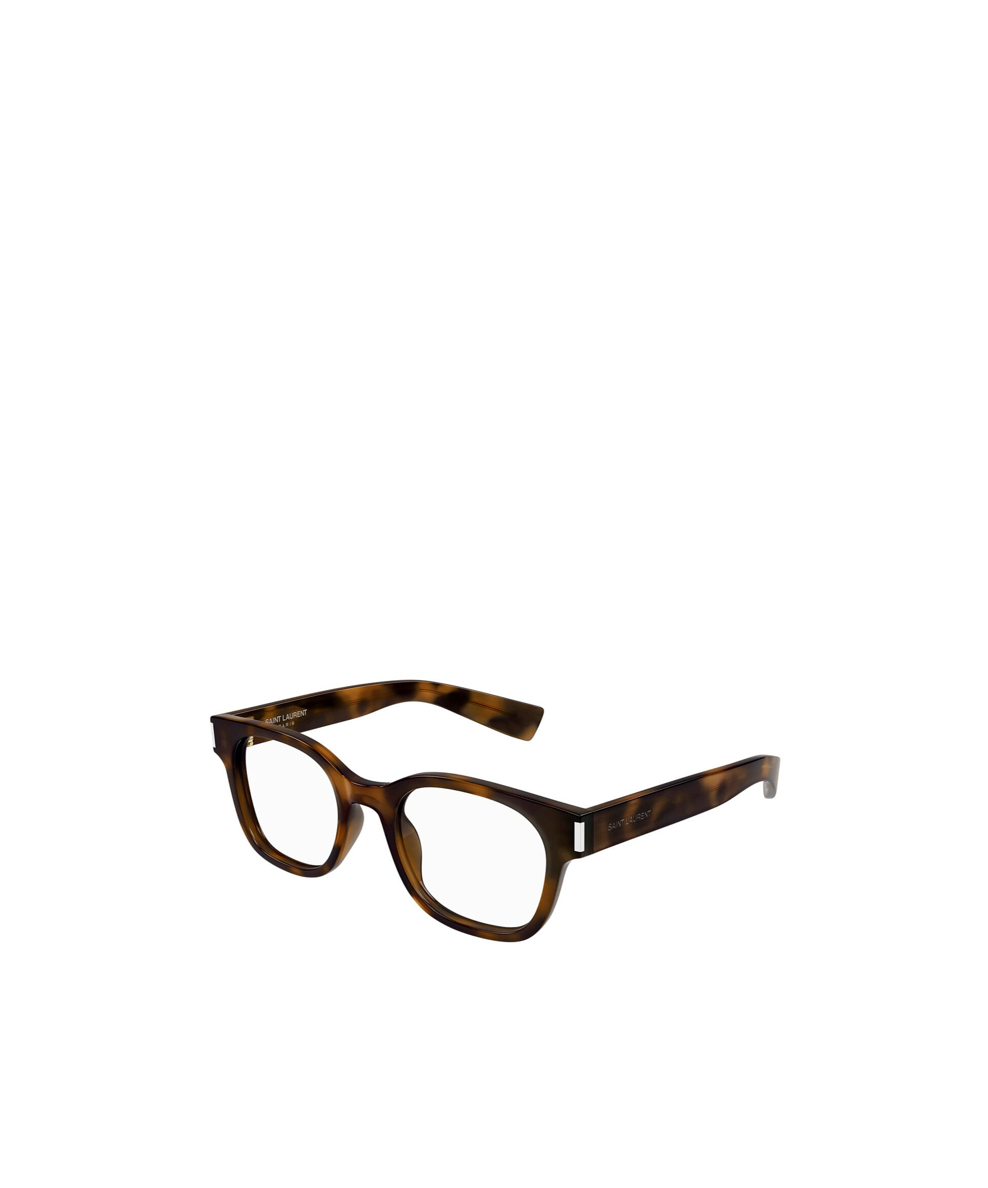 Saint Laurent Logo Flat Mirror In Black