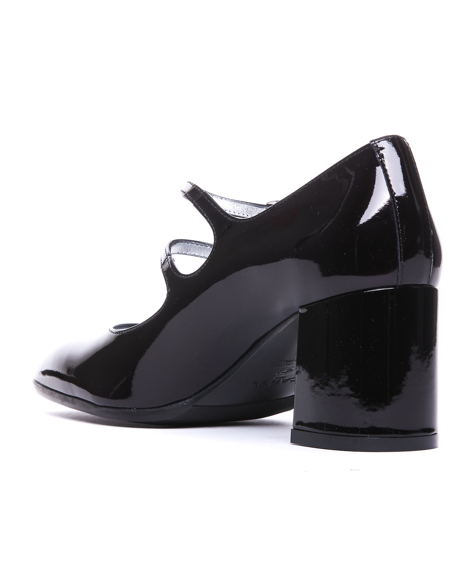 Carel Paris Elegant High-heeled Mary Jane With Adjustable Straps In Black