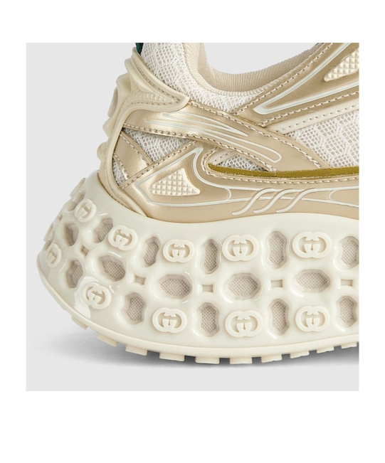 Gucci Cub3d Platform Sneakers In Nude
