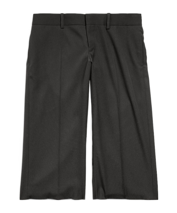 Balenciaga Belt-loop Capris In Black