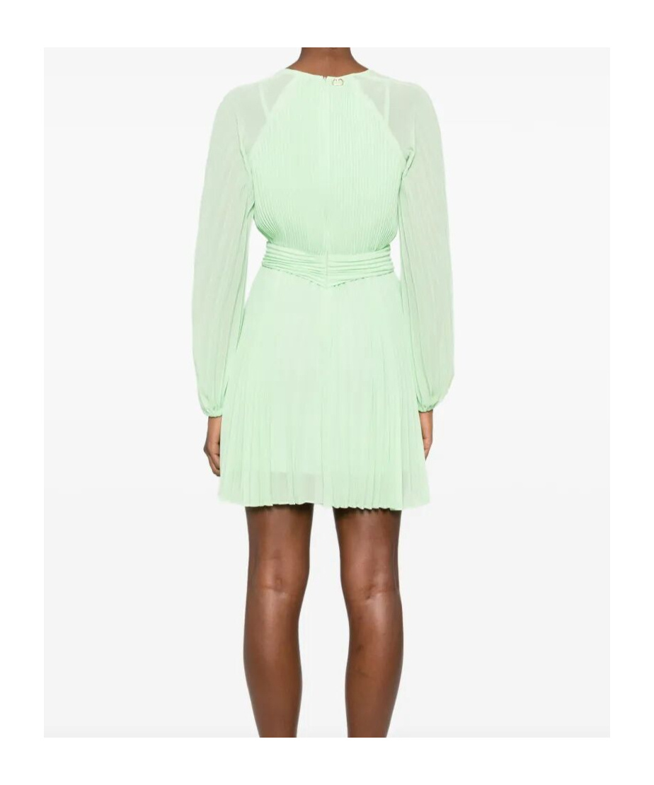 Shop Twinset Pleated Mini Dress