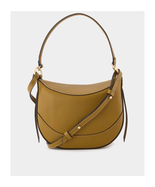 Vanessa Bruno Logo Shoulder Bag In Brown