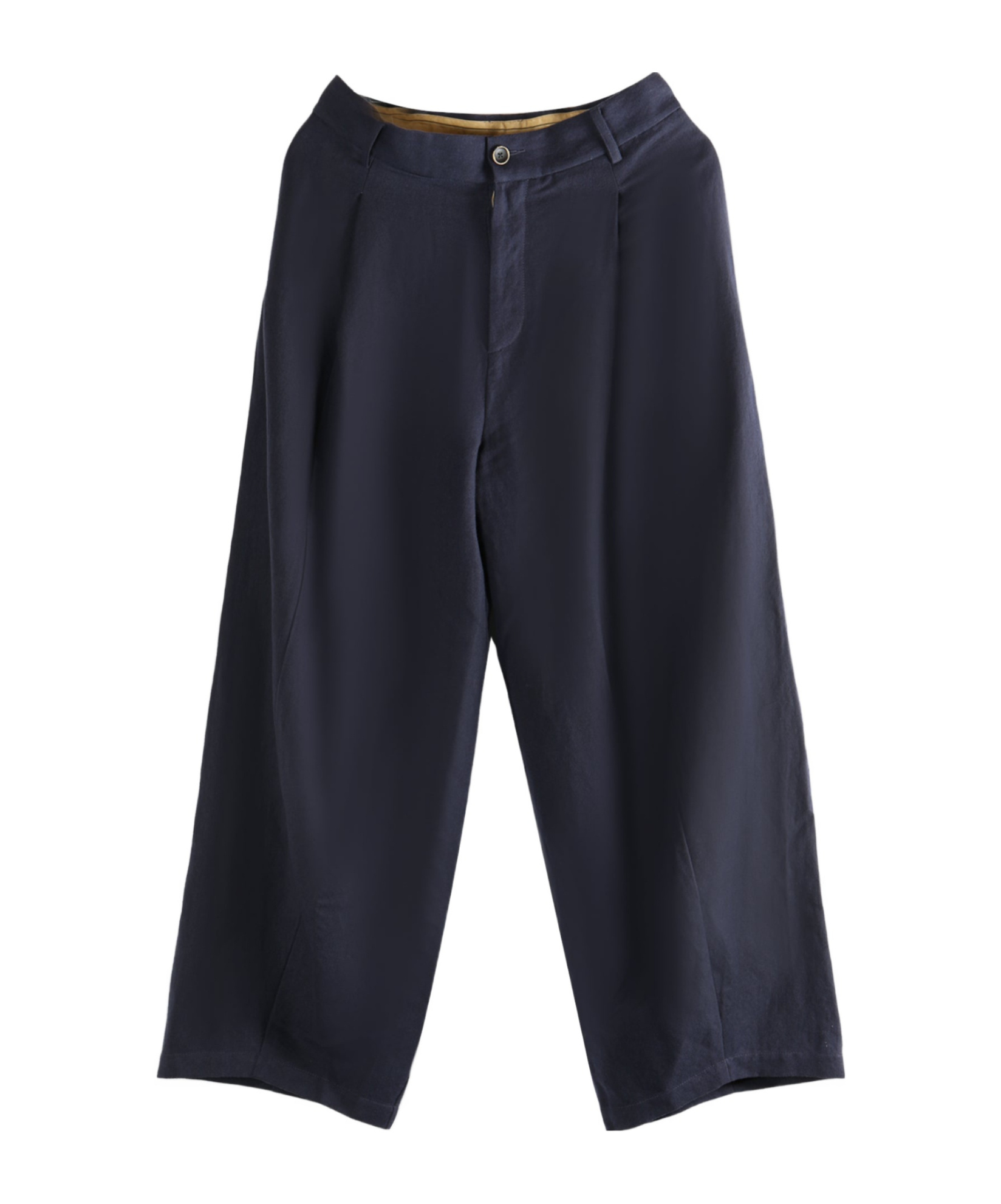 Uma Wang Belt Loop Casual Pants In Black