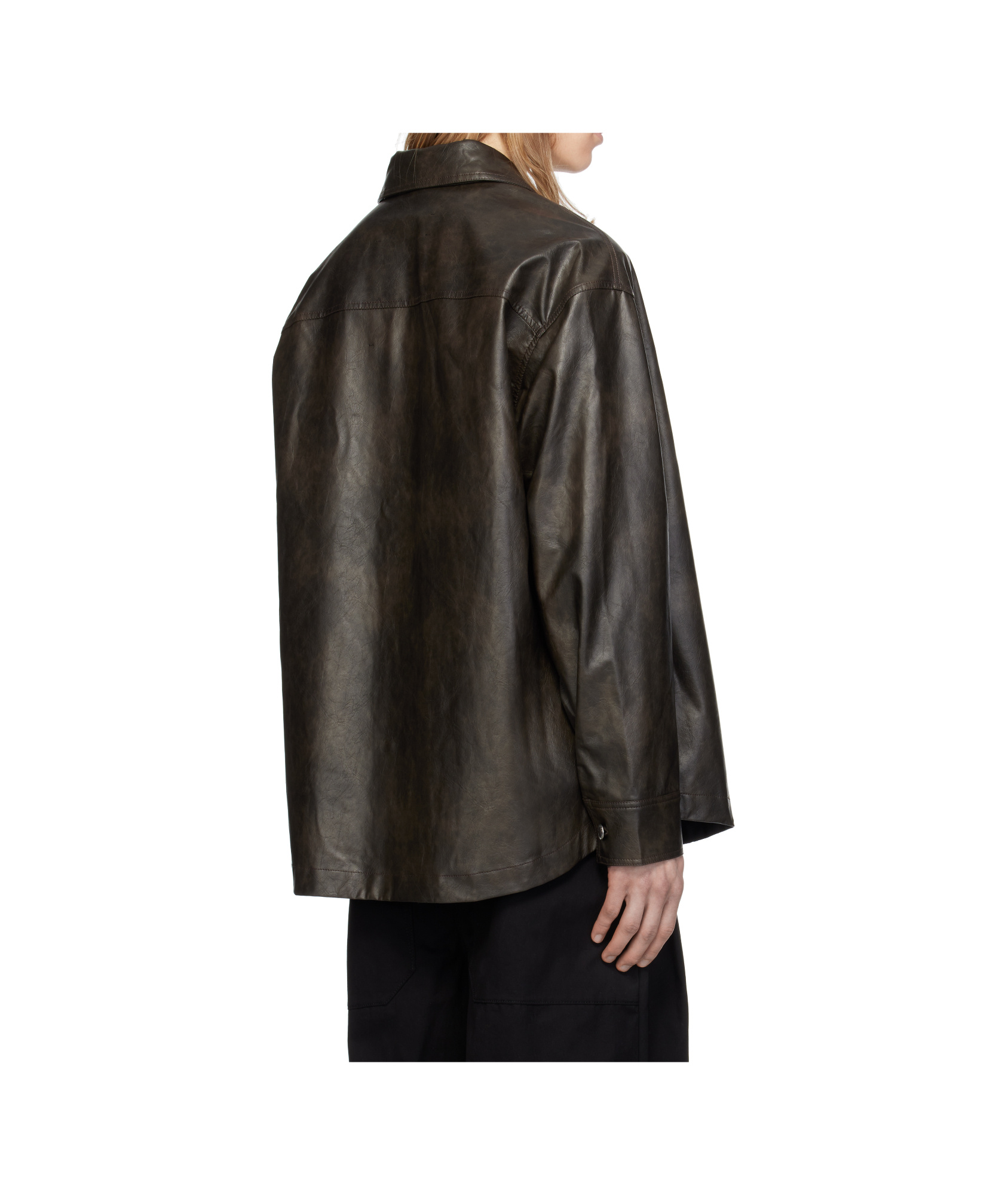 Song For The Mute Button Long Sleeve Casual Jacket In Black